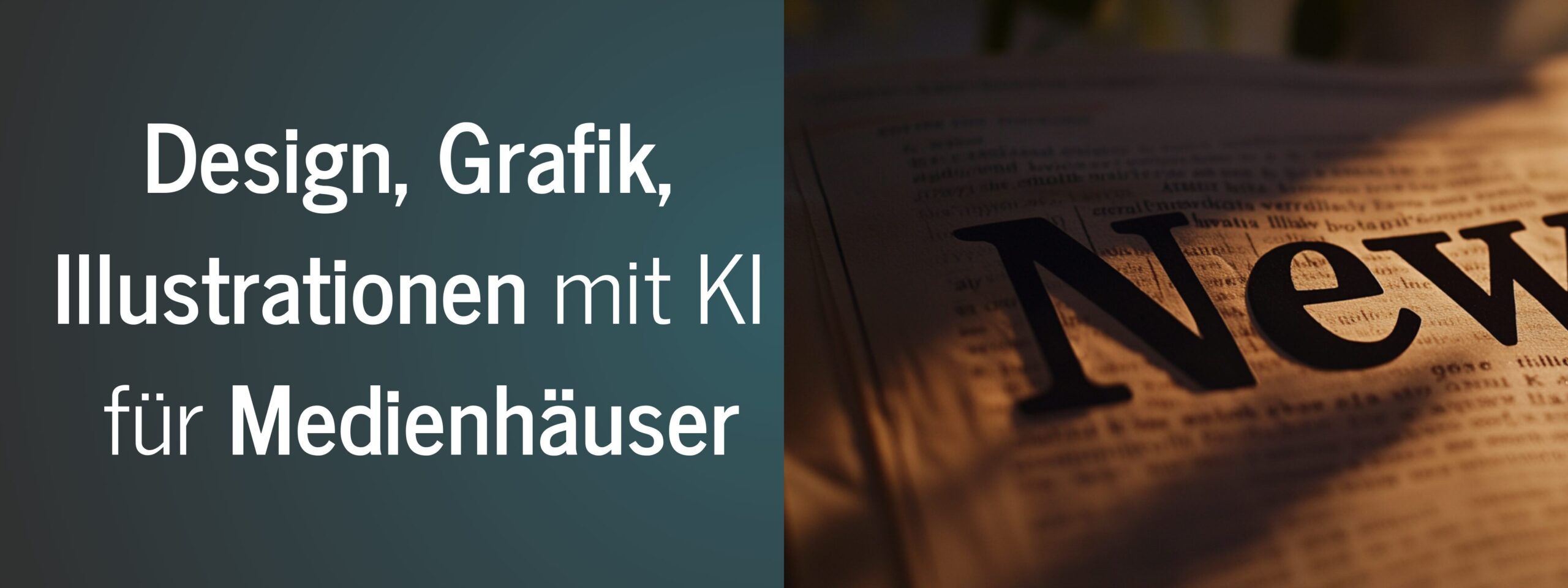 Design, Grafik, Illustrationen mit KI für Medienhäuser